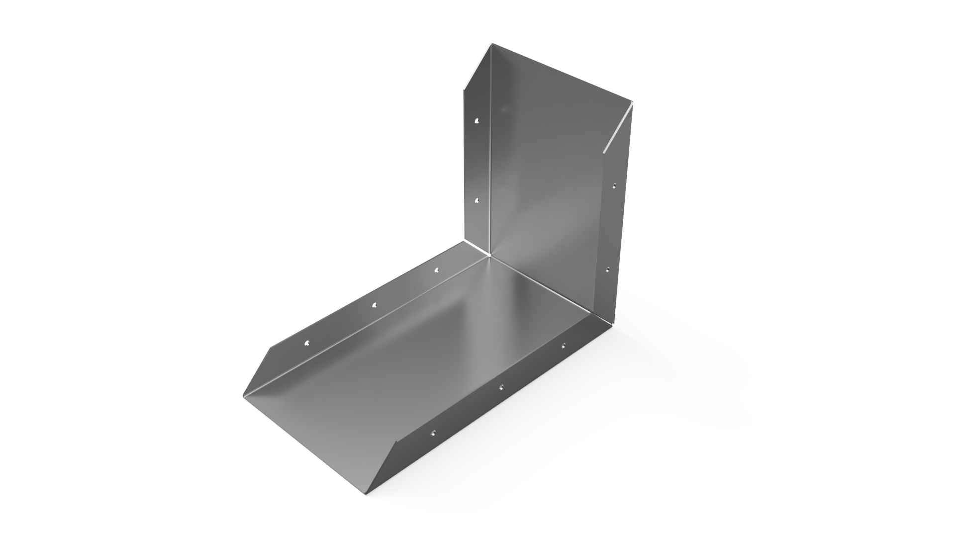 3D model plechového dílu pro výrobu
