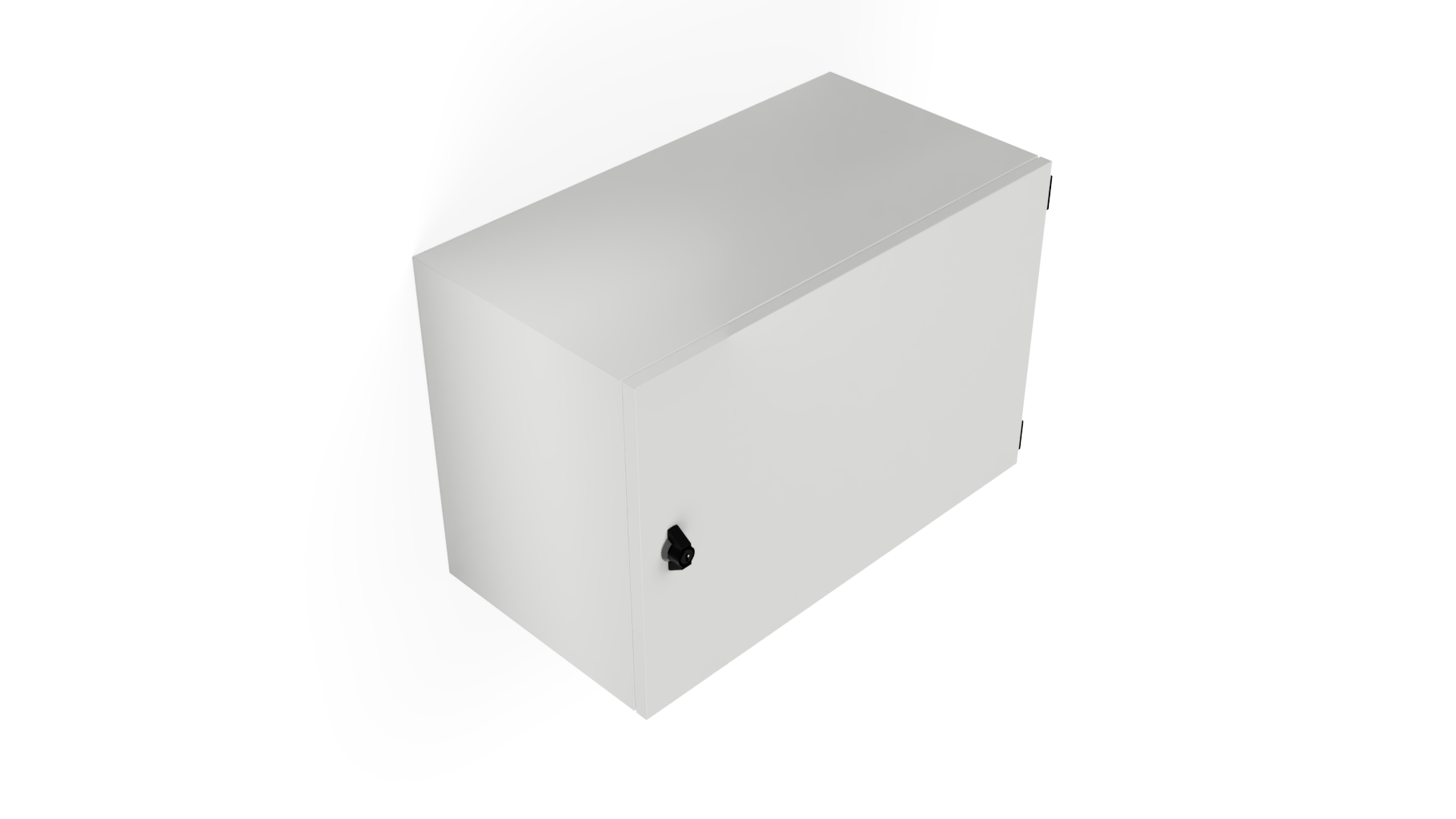 plechový box, 3D model s rozvinem